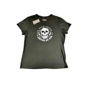 Black Rifle Coffee Company T-Shirt Black Coffee Or Die X-Large NWT Skull Design